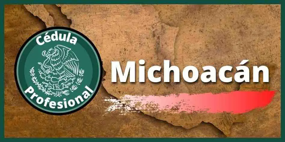 Cédula profesional estatal Michoacán