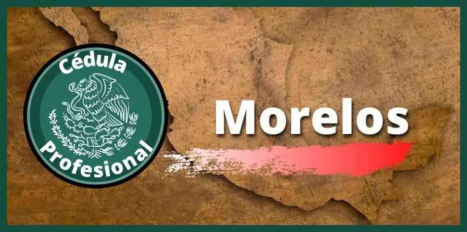 Cédula profesional estatal Morelos